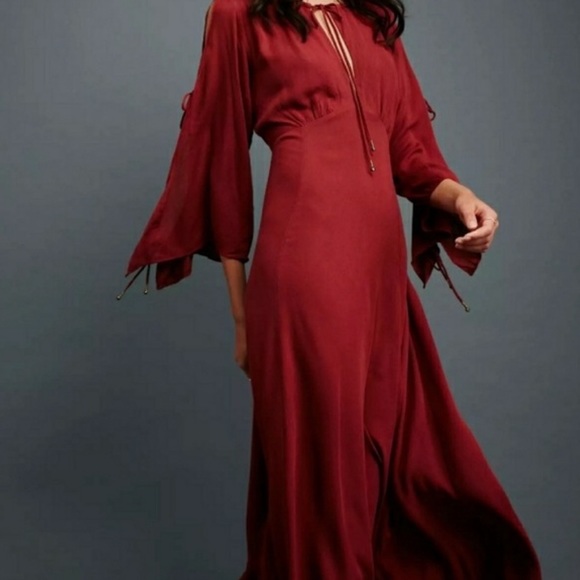 Free people Endless summer baby doll cold shoulder maxi dress - Picture 2 of 3